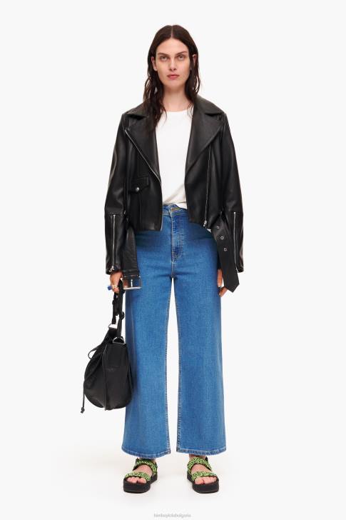 Bimba Y Lola ponte di roma къса тениска слонова кост облекло 28R6R257