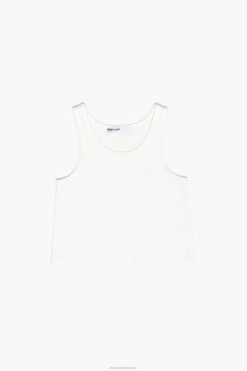 Bimba Y Lola ponte di roma тениска без ръкави слонова кост облекло 28R6R289