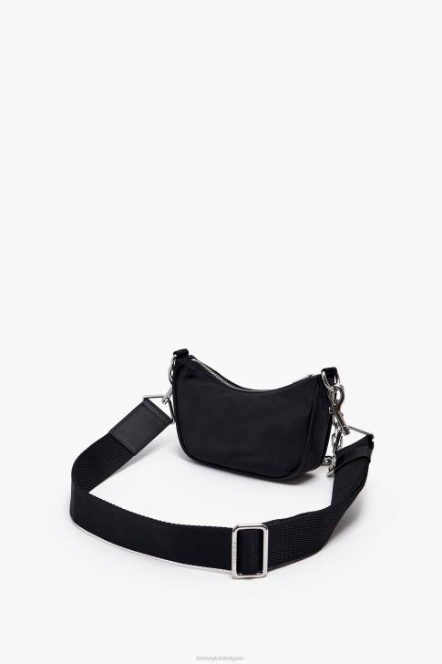 Bimba Y Lola найлонова лунна чанта черен аксесоари 28R6R102