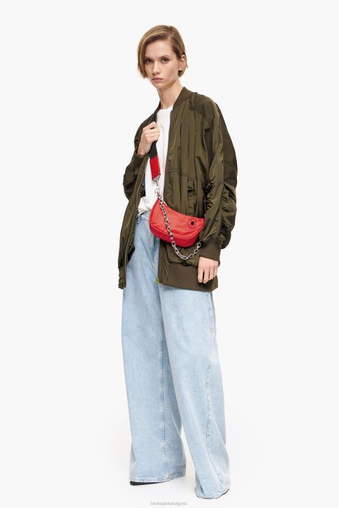 Bimba Y Lola найлонова лунна чанта червен аксесоари 28R6R103