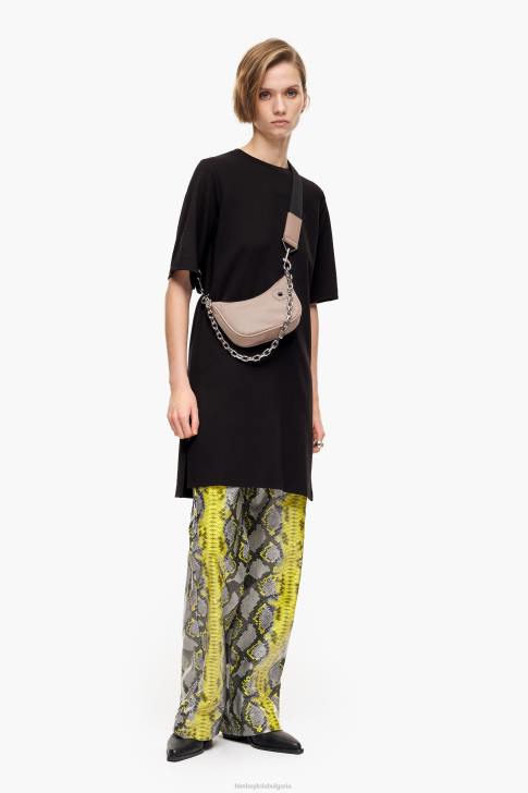 Bimba Y Lola найлонова лунна чанта голо аксесоари 28R6R105