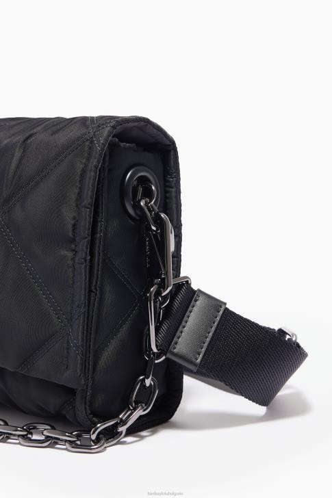 Bimba Y Lola найлонова чанта за кръст с капак черен аксесоари 28R6R106