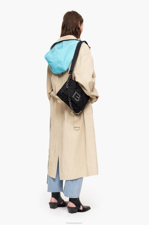 Bimba Y Lola найлонова чанта за кръст с капак черен аксесоари 28R6R106