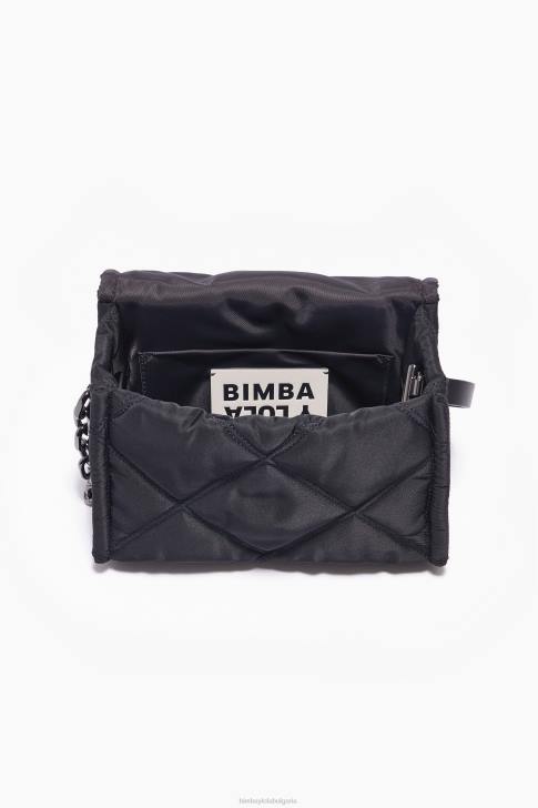 Bimba Y Lola найлонова чанта за кръст с капак черен аксесоари 28R6R108