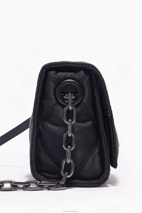 Bimba Y Lola найлонова чанта за кръст с капак черен аксесоари 28R6R108