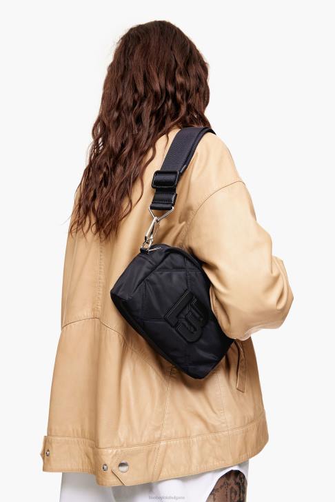 Bimba Y Lola подплатена найлонова чанта през рамо черен аксесоари 28R6R112