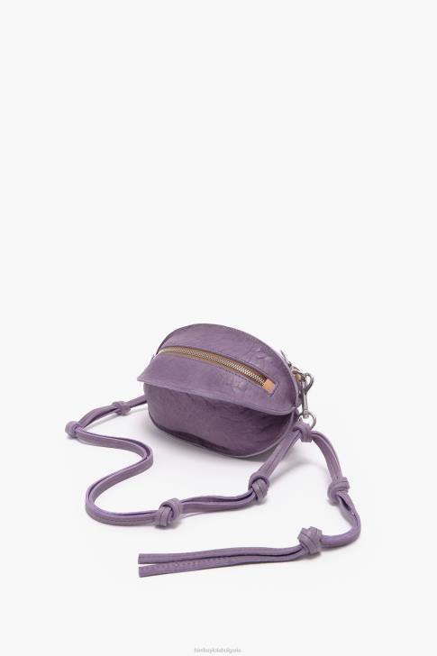 Bimba Y Lola кожена чанта пелота люляк аксесоари 28R6R137