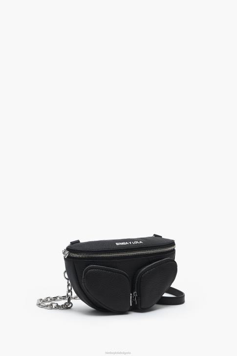 Bimba Y Lola кожена джобна чанта черен аксесоари 28R6R14
