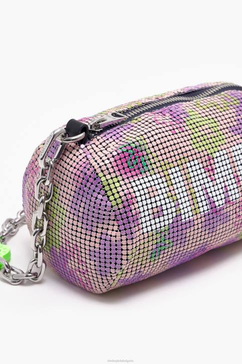 Bimba Y Lola мрежеста цилиндрична торба за пръскане на цветя розово аксесоари 28R6R142