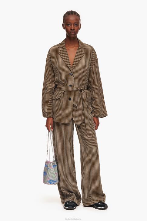 Bimba Y Lola чанта тип кофа с мрежест печат риба аксесоари 28R6R144