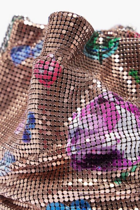 Bimba Y Lola мрежеста чанта с принт на паднали бижута златист аксесоари 28R6R147