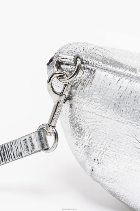 Bimba Y Lola кожена джобна чанта сребро аксесоари 28R6R172