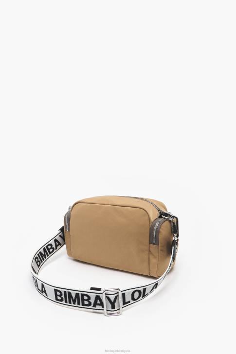 Bimba Y Lola найлонова чанта през рамо тен аксесоари 28R6R34
