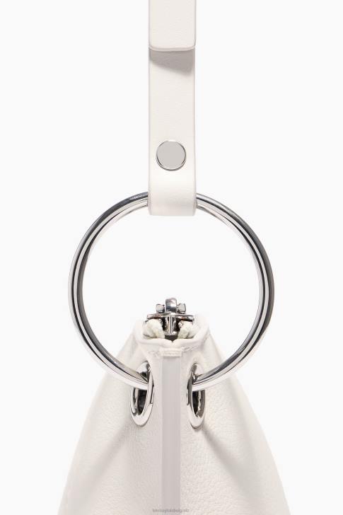 Bimba Y Lola кожена чанта през рамо бяло аксесоари 28R6R42