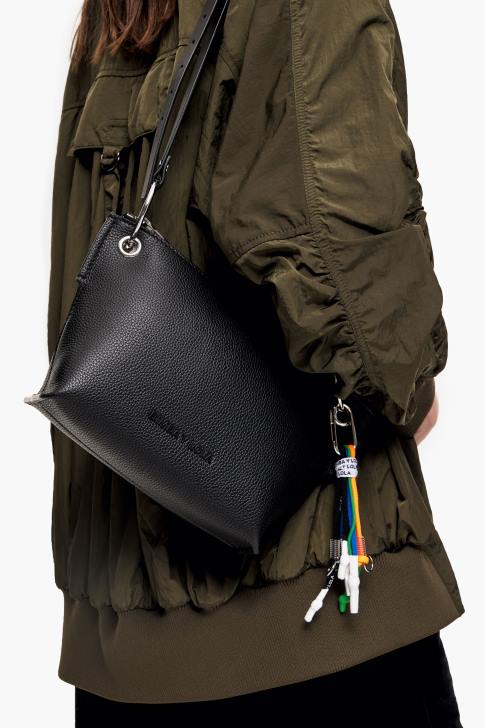 Bimba Y Lola кожена чанта през рамо черен аксесоари 28R6R43