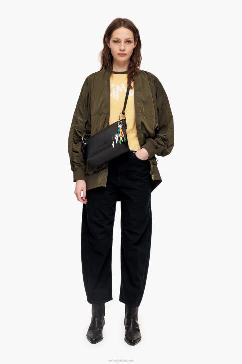 Bimba Y Lola кожена чанта през рамо черен аксесоари 28R6R43