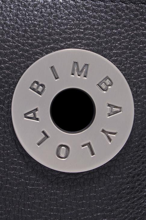 Bimba Y Lola кожена трапецовидна чанта черен аксесоари 28R6R45