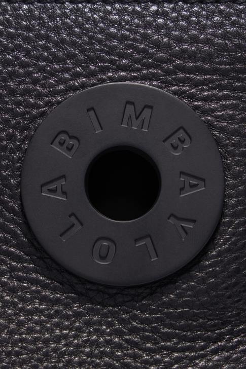 Bimba Y Lola кожена трапецовидна чанта черен аксесоари 28R6R46