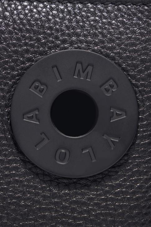 Bimba Y Lola кожена трапецовидна чанта черен аксесоари 28R6R49