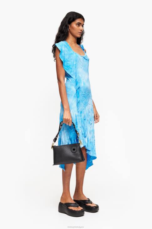 Bimba Y Lola кожена трапецовидна чанта черен аксесоари 28R6R49