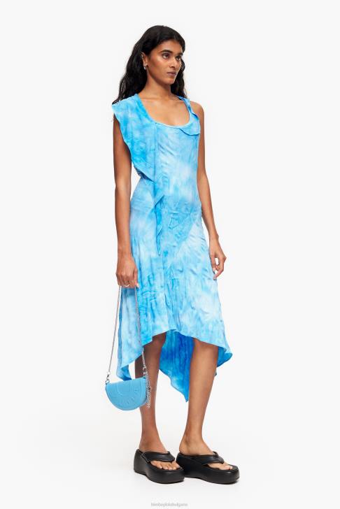 Bimba Y Lola кожена чанта за кръст от шимо син аксесоари 28R6R65