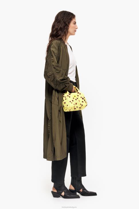 Bimba Y Lola найлонова чанта с принт на малки сърца жълто аксесоари 28R6R79