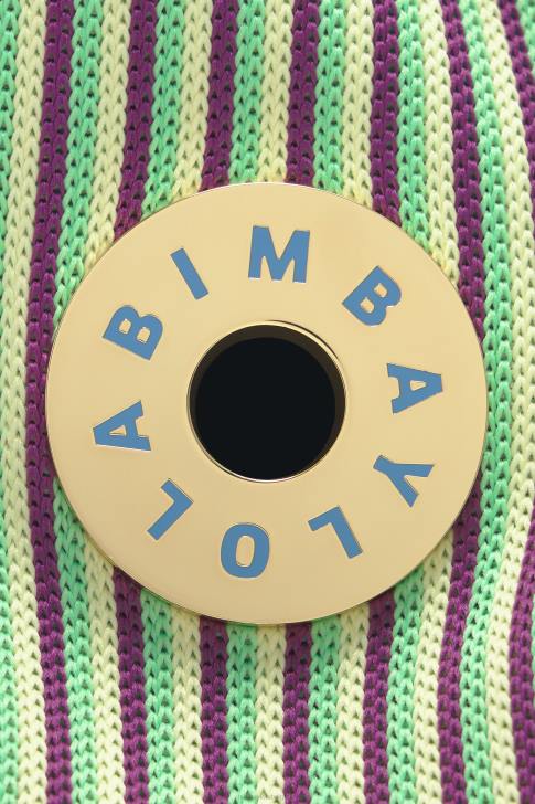 Bimba Y Lola плетена чанта тип кофа жълто аксесоари 28R6R88