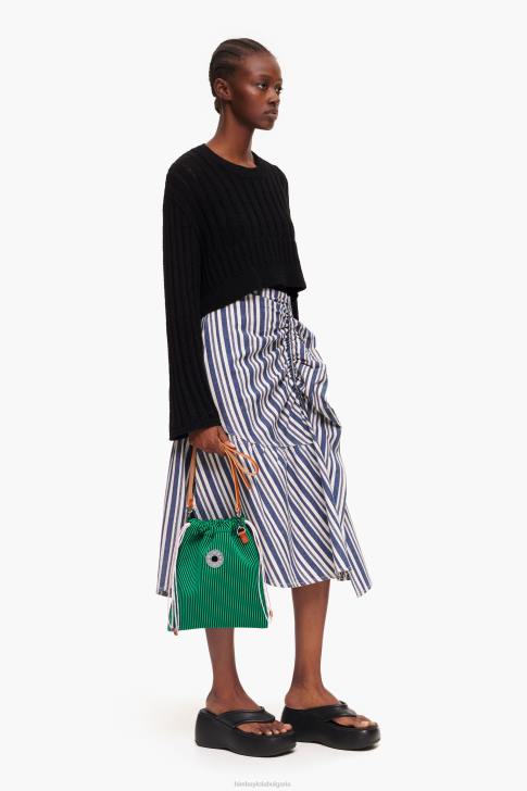 Bimba Y Lola плетена чанта тип кофа зелено аксесоари 28R6R89