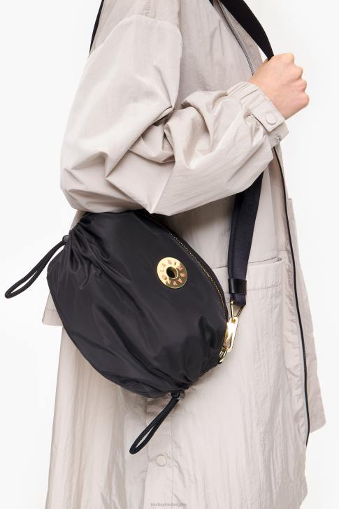 Bimba Y Lola найлонова набрана чанта за кръст черен аксесоари 28R6R90