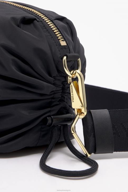Bimba Y Lola найлонова набрана чанта за кръст черен аксесоари 28R6R90