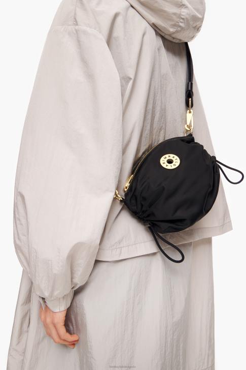 Bimba Y Lola найлонова набрана чанта за кръст черен аксесоари 28R6R92