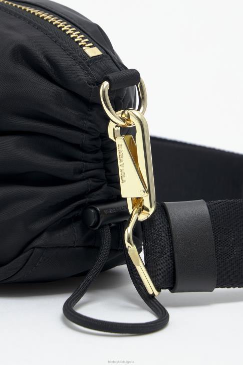 Bimba Y Lola найлонова набрана чанта за кръст черен аксесоари 28R6R92
