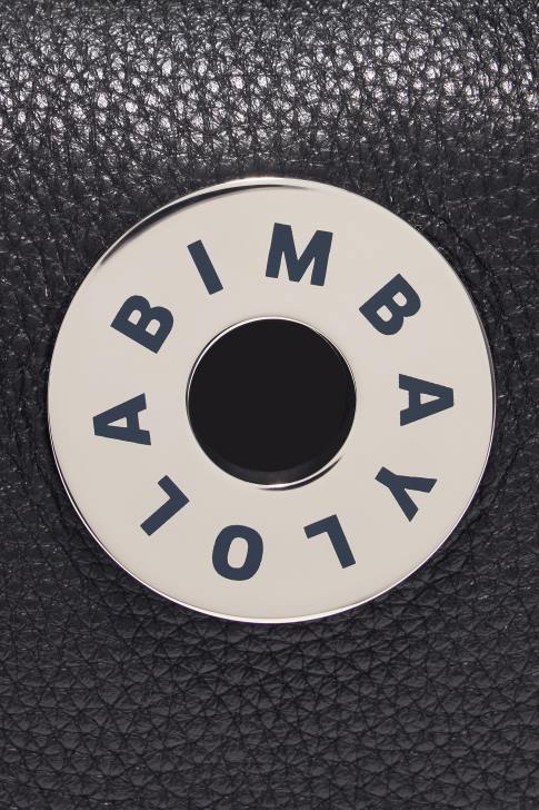 Bimba Y Lola кожена чанта hobo черен аксесоари 28R6R51