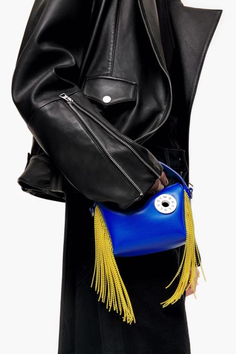 Bimba Y Lola кожена чанта hobo електриково синьо аксесоари 28R6R63