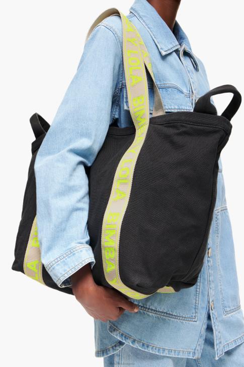 Bimba Y Lola пазарска чанта антрацит аксесоари 28R6R116