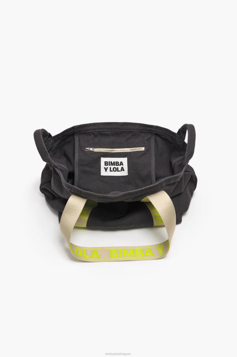 Bimba Y Lola пазарска чанта антрацит аксесоари 28R6R116