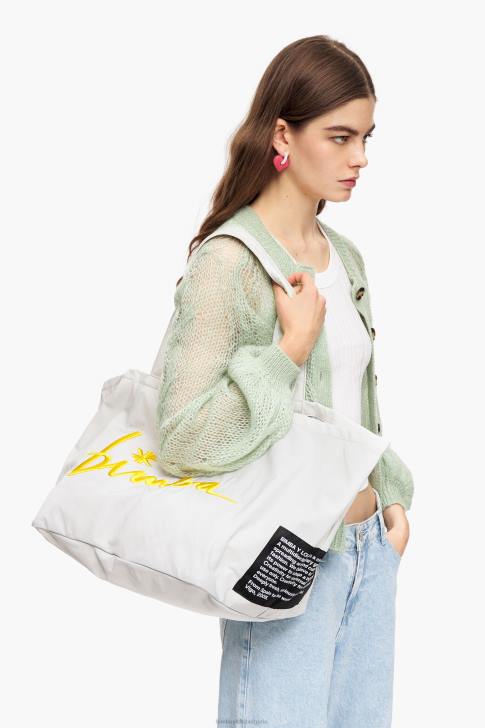 Bimba Y Lola найлонова пазарска чанта сиво аксесоари 28R6R124