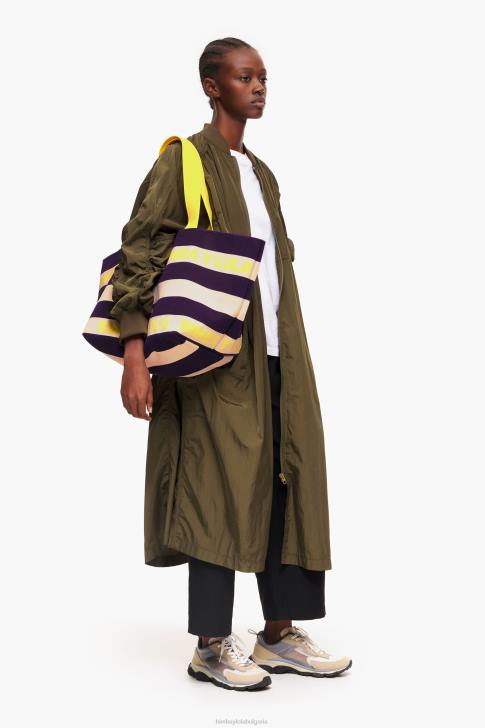 Bimba Y Lola плетена пазарска чанта военноморски флот аксесоари 28R6R127