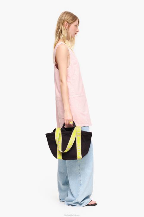 Bimba Y Lola платнена пазарска чанта антрацит аксесоари 28R6R87