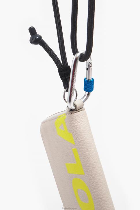 Bimba Y Lola кожена правоъгълна мини чанта почти бял аксесоари 28R6R163