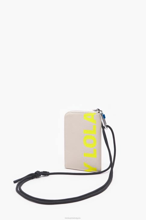 Bimba Y Lola кожена правоъгълна мини чанта почти бял аксесоари 28R6R163