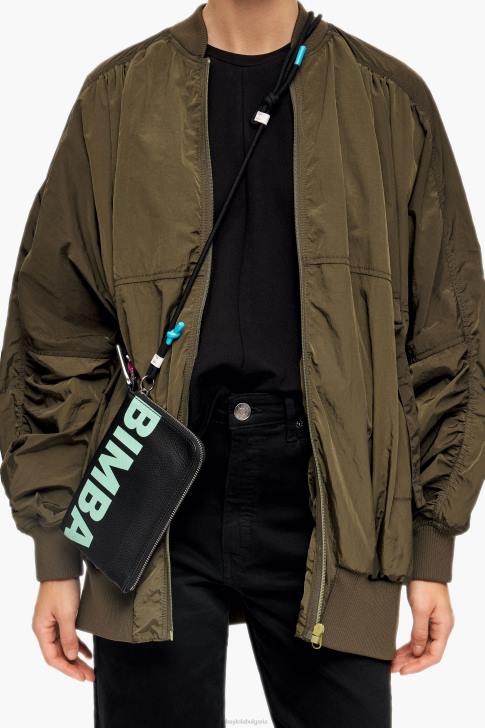 Bimba Y Lola кожена многофункционална чанта черен аксесоари 28R6R164