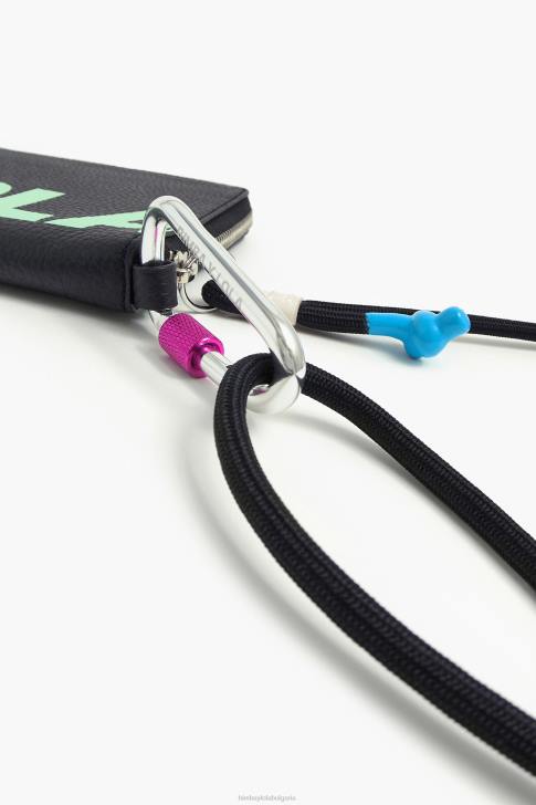 Bimba Y Lola кожена многофункционална чанта черен аксесоари 28R6R164