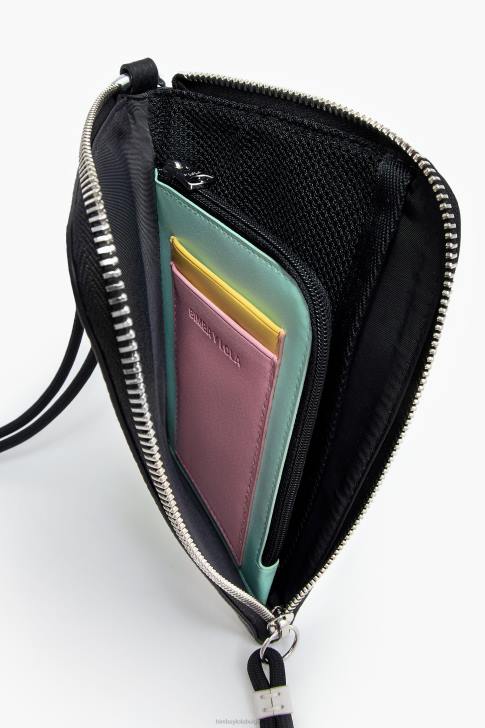 Bimba Y Lola кожена многофункционална чанта черен аксесоари 28R6R164