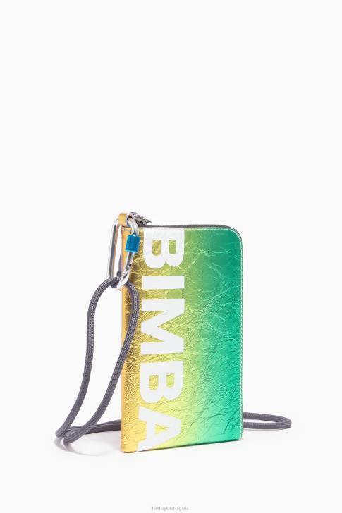 Bimba Y Lola кожена мини чанта сребро аксесоари 28R6R165