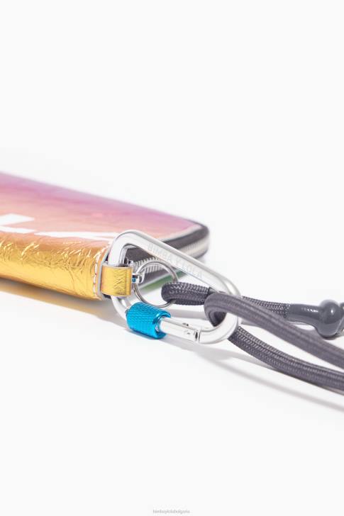 Bimba Y Lola кожена мини чанта сребро аксесоари 28R6R165