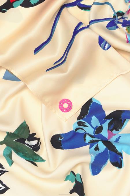 Bimba Y Lola флорален шал аксесоари сметана 28R6R605