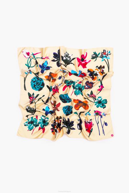 Bimba Y Lola флорален шал аксесоари сметана 28R6R605