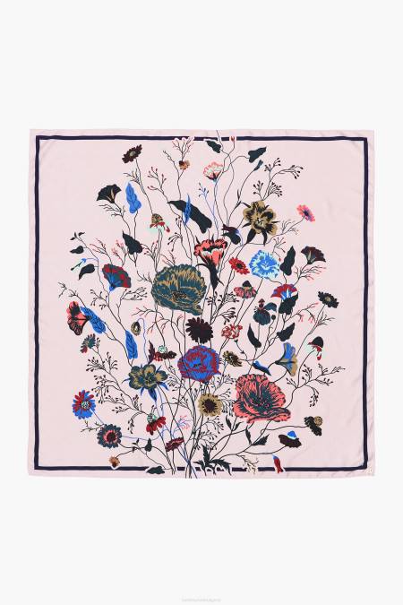 Bimba Y Lola лек флорален шал аксесоари сиво 28R6R607