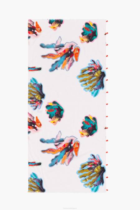 Bimba Y Lola къс памучен саронг аксесоари корал 28R6R611